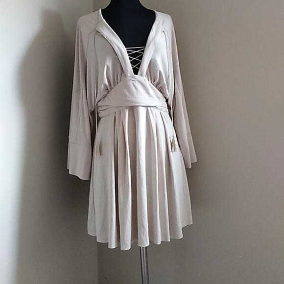 Free People medium Tunic dress wide sleeves - Picture 7 of 8